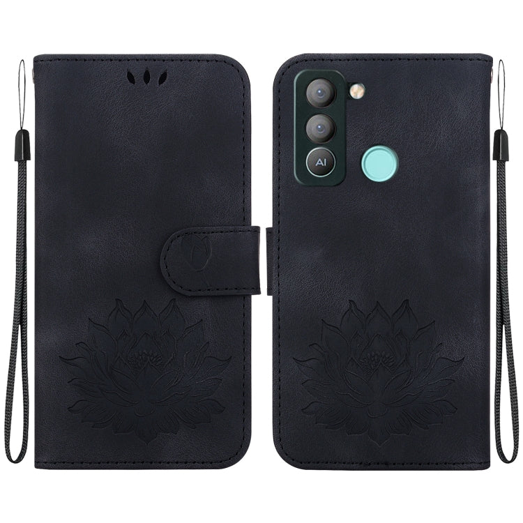 Lotus Embossed Leather Phone Case, For Tecno Camon 30 Premier 5G, For Tecno Pova 6 / Pova 6 Pro, For Tecno Camon 30 Pro, For Tecno Camon 30 4G / 5G, For Tecno Spark 20 Pro+, For Tecno Spark 20 Pro, For Tecno Spark G0 2024 / Spark 20                    ...