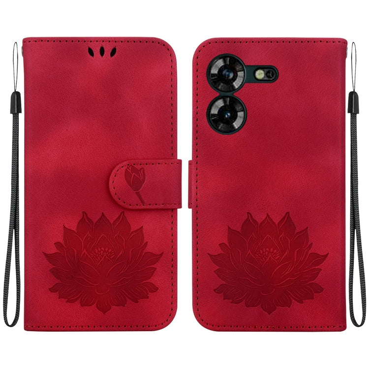 Lotus Embossed Leather Phone Case, For Tecno Camon 30 Premier 5G, For Tecno Pova 6 / Pova 6 Pro, For Tecno Camon 30 Pro, For Tecno Camon 30 4G / 5G, For Tecno Spark 20 Pro+, For Tecno Spark 20 Pro, For Tecno Spark G0 2024 / Spark 20                    ...