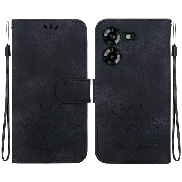 Lotus Embossed Leather Phone Case, For Tecno Camon 30 Premier 5G, For Tecno Pova 6 / Pova 6 Pro, For Tecno Camon 30 Pro, For Tecno Camon 30 4G / 5G, For Tecno Spark 20 Pro+, For Tecno Spark 20 Pro, For Tecno Spark G0 2024 / Spark 20                    ...