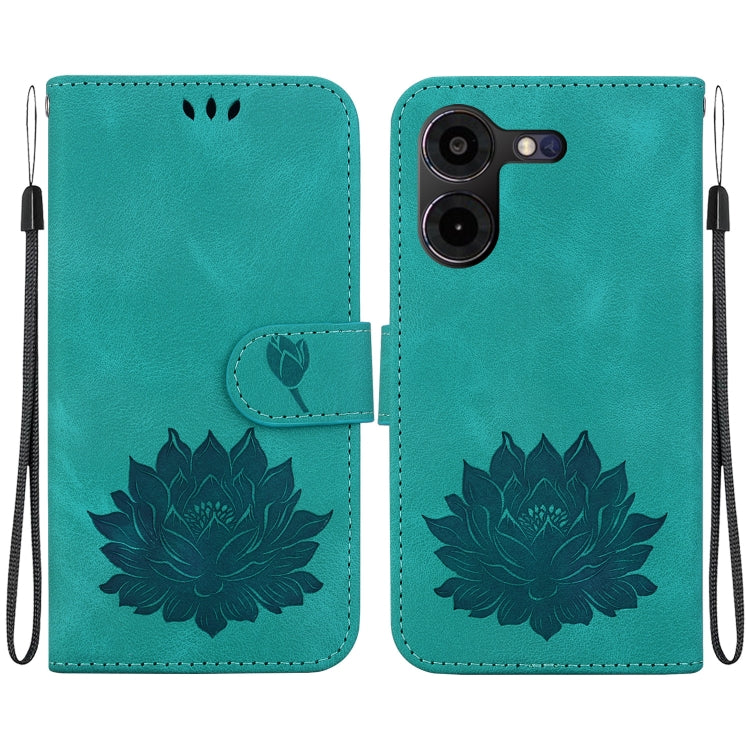 Lotus Embossed Leather Phone Case, For Tecno Camon 30 Premier 5G, For Tecno Pova 6 / Pova 6 Pro, For Tecno Camon 30 Pro, For Tecno Camon 30 4G / 5G, For Tecno Spark 20 Pro+, For Tecno Spark 20 Pro, For Tecno Spark G0 2024 / Spark 20                    ...