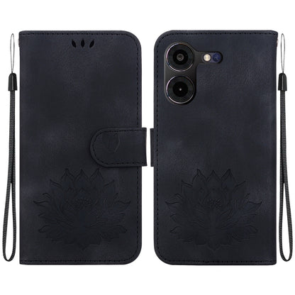 Lotus Embossed Leather Phone Case, For Tecno Camon 30 Premier 5G, For Tecno Pova 6 / Pova 6 Pro, For Tecno Camon 30 Pro, For Tecno Camon 30 4G / 5G, For Tecno Spark 20 Pro+, For Tecno Spark 20 Pro, For Tecno Spark G0 2024 / Spark 20                    ...