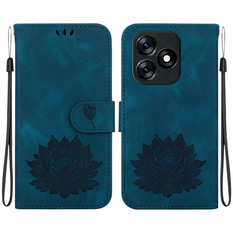 Lotus Embossed Leather Phone Case, For Tecno Camon 30 Premier 5G, For Tecno Pova 6 / Pova 6 Pro, For Tecno Camon 30 Pro, For Tecno Camon 30 4G / 5G, For Tecno Spark 20 Pro+, For Tecno Spark 20 Pro, For Tecno Spark G0 2024 / Spark 20                    ...