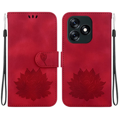 Lotus Embossed Leather Phone Case, For Tecno Camon 30 Premier 5G, For Tecno Pova 6 / Pova 6 Pro, For Tecno Camon 30 Pro, For Tecno Camon 30 4G / 5G, For Tecno Spark 20 Pro+, For Tecno Spark 20 Pro, For Tecno Spark G0 2024 / Spark 20                    ...