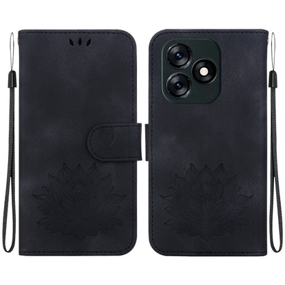 Lotus Embossed Leather Phone Case, For Tecno Camon 30 Premier 5G, For Tecno Pova 6 / Pova 6 Pro, For Tecno Camon 30 Pro, For Tecno Camon 30 4G / 5G, For Tecno Spark 20 Pro+, For Tecno Spark 20 Pro, For Tecno Spark G0 2024 / Spark 20                    ...