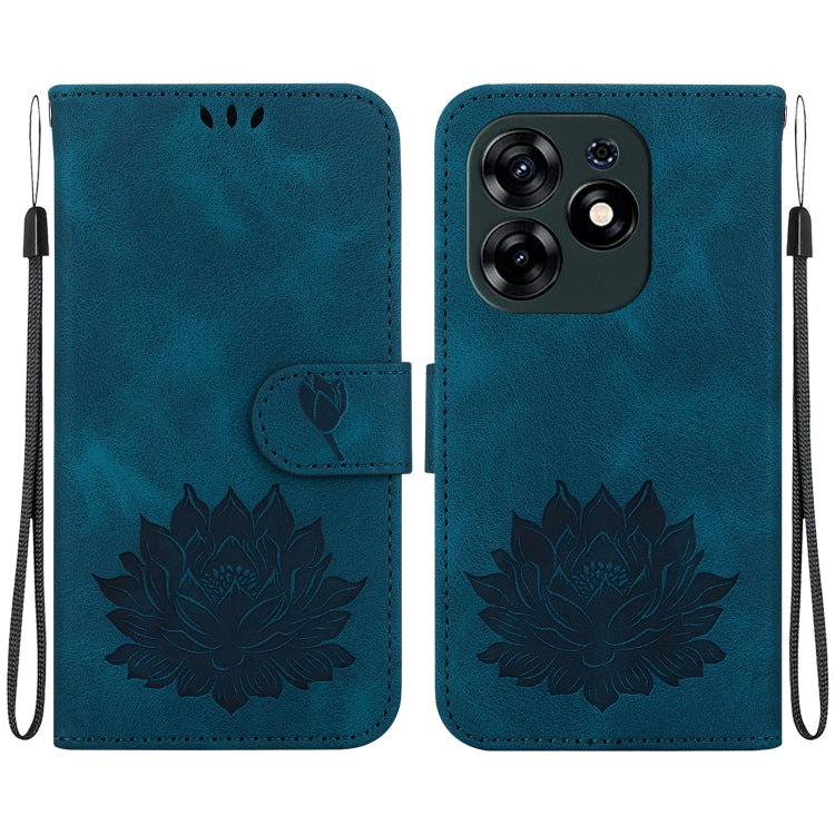 Lotus Embossed Leather Phone Case, For Tecno Camon 30 Premier 5G, For Tecno Pova 6 / Pova 6 Pro, For Tecno Camon 30 Pro, For Tecno Camon 30 4G / 5G, For Tecno Spark 20 Pro+, For Tecno Spark 20 Pro, For Tecno Spark G0 2024 / Spark 20                    ...