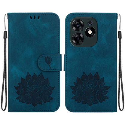 Lotus Embossed Leather Phone Case, For Tecno Camon 30 Premier 5G, For Tecno Pova 6 / Pova 6 Pro, For Tecno Camon 30 Pro, For Tecno Camon 30 4G / 5G, For Tecno Spark 20 Pro+, For Tecno Spark 20 Pro, For Tecno Spark G0 2024 / Spark 20                    ...