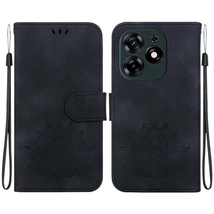 Lotus Embossed Leather Phone Case, For Tecno Camon 30 Premier 5G, For Tecno Pova 6 / Pova 6 Pro, For Tecno Camon 30 Pro, For Tecno Camon 30 4G / 5G, For Tecno Spark 20 Pro+, For Tecno Spark 20 Pro, For Tecno Spark G0 2024 / Spark 20                    ...