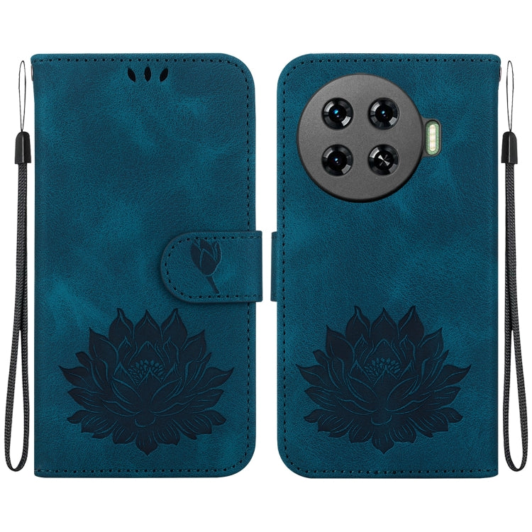 Lotus Embossed Leather Phone Case, For Tecno Camon 30 Premier 5G, For Tecno Pova 6 / Pova 6 Pro, For Tecno Camon 30 Pro, For Tecno Camon 30 4G / 5G, For Tecno Spark 20 Pro+, For Tecno Spark 20 Pro, For Tecno Spark G0 2024 / Spark 20                    ...