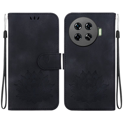 Lotus Embossed Leather Phone Case, For Tecno Camon 30 Premier 5G, For Tecno Pova 6 / Pova 6 Pro, For Tecno Camon 30 Pro, For Tecno Camon 30 4G / 5G, For Tecno Spark 20 Pro+, For Tecno Spark 20 Pro, For Tecno Spark G0 2024 / Spark 20                    ...