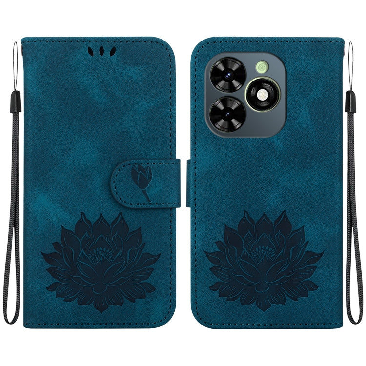 Lotus Embossed Leather Phone Case, For Tecno Camon 30 Premier 5G, For Tecno Pova 6 / Pova 6 Pro, For Tecno Camon 30 Pro, For Tecno Camon 30 4G / 5G, For Tecno Spark 20 Pro+, For Tecno Spark 20 Pro, For Tecno Spark G0 2024 / Spark 20                    ...