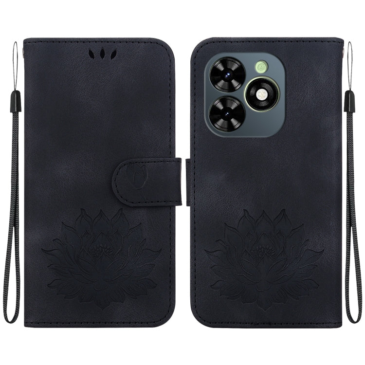 Lotus Embossed Leather Phone Case, For Tecno Camon 30 Premier 5G, For Tecno Pova 6 / Pova 6 Pro, For Tecno Camon 30 Pro, For Tecno Camon 30 4G / 5G, For Tecno Spark 20 Pro+, For Tecno Spark 20 Pro, For Tecno Spark G0 2024 / Spark 20                    ...