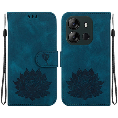 Lotus Embossed Leather Phone Case, For Tecno Camon 30 Premier 5G, For Tecno Pova 6 / Pova 6 Pro, For Tecno Camon 30 Pro, For Tecno Camon 30 4G / 5G, For Tecno Spark 20 Pro+, For Tecno Spark 20 Pro, For Tecno Spark G0 2024 / Spark 20                    ...