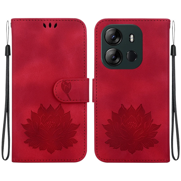 Lotus Embossed Leather Phone Case, For Tecno Camon 30 Premier 5G, For Tecno Pova 6 / Pova 6 Pro, For Tecno Camon 30 Pro, For Tecno Camon 30 4G / 5G, For Tecno Spark 20 Pro+, For Tecno Spark 20 Pro, For Tecno Spark G0 2024 / Spark 20                    ...