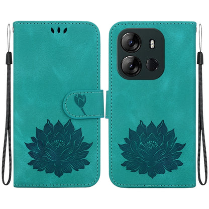Lotus Embossed Leather Phone Case, For Tecno Camon 30 Premier 5G, For Tecno Pova 6 / Pova 6 Pro, For Tecno Camon 30 Pro, For Tecno Camon 30 4G / 5G, For Tecno Spark 20 Pro+, For Tecno Spark 20 Pro, For Tecno Spark G0 2024 / Spark 20                    ...