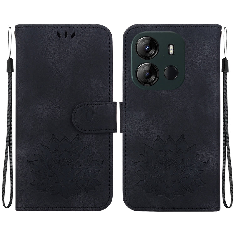 Lotus Embossed Leather Phone Case, For Tecno Camon 30 Premier 5G, For Tecno Pova 6 / Pova 6 Pro, For Tecno Camon 30 Pro, For Tecno Camon 30 4G / 5G, For Tecno Spark 20 Pro+, For Tecno Spark 20 Pro, For Tecno Spark G0 2024 / Spark 20                    ...