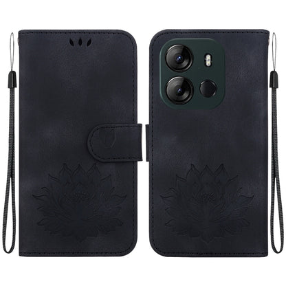 Lotus Embossed Leather Phone Case, For Tecno Camon 30 Premier 5G, For Tecno Pova 6 / Pova 6 Pro, For Tecno Camon 30 Pro, For Tecno Camon 30 4G / 5G, For Tecno Spark 20 Pro+, For Tecno Spark 20 Pro, For Tecno Spark G0 2024 / Spark 20                    ...