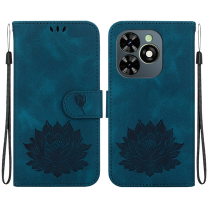 Lotus Embossed Leather Phone Case, For Tecno Camon 30 Premier 5G, For Tecno Pova 6 / Pova 6 Pro, For Tecno Camon 30 Pro, For Tecno Camon 30 4G / 5G, For Tecno Spark 20 Pro+, For Tecno Spark 20 Pro, For Tecno Spark G0 2024 / Spark 20                    ...