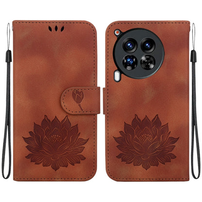 Lotus Embossed Leather Phone Case, For Tecno Camon 30 Premier 5G, For Tecno Pova 6 / Pova 6 Pro, For Tecno Camon 30 Pro, For Tecno Camon 30 4G / 5G, For Tecno Spark 20 Pro+, For Tecno Spark 20 Pro, For Tecno Spark G0 2024 / Spark 20                    ...