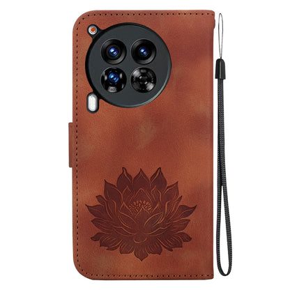 Lotus Embossed Leather Phone Case, For Tecno Camon 30 Premier 5G, For Tecno Pova 6 / Pova 6 Pro, For Tecno Camon 30 Pro, For Tecno Camon 30 4G / 5G, For Tecno Spark 20 Pro+, For Tecno Spark 20 Pro, For Tecno Spark G0 2024 / Spark 20                    ...