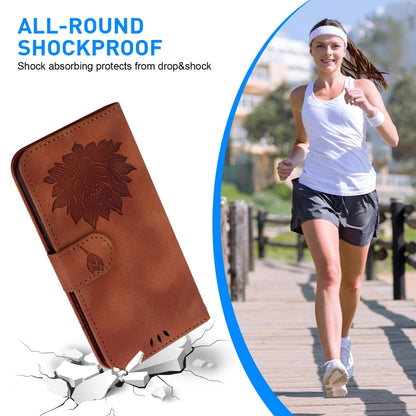 Lotus Embossed Leather Phone Case, For Tecno Camon 30 Premier 5G, For Tecno Pova 6 / Pova 6 Pro, For Tecno Camon 30 Pro, For Tecno Camon 30 4G / 5G, For Tecno Spark 20 Pro+, For Tecno Spark 20 Pro, For Tecno Spark G0 2024 / Spark 20                    ...