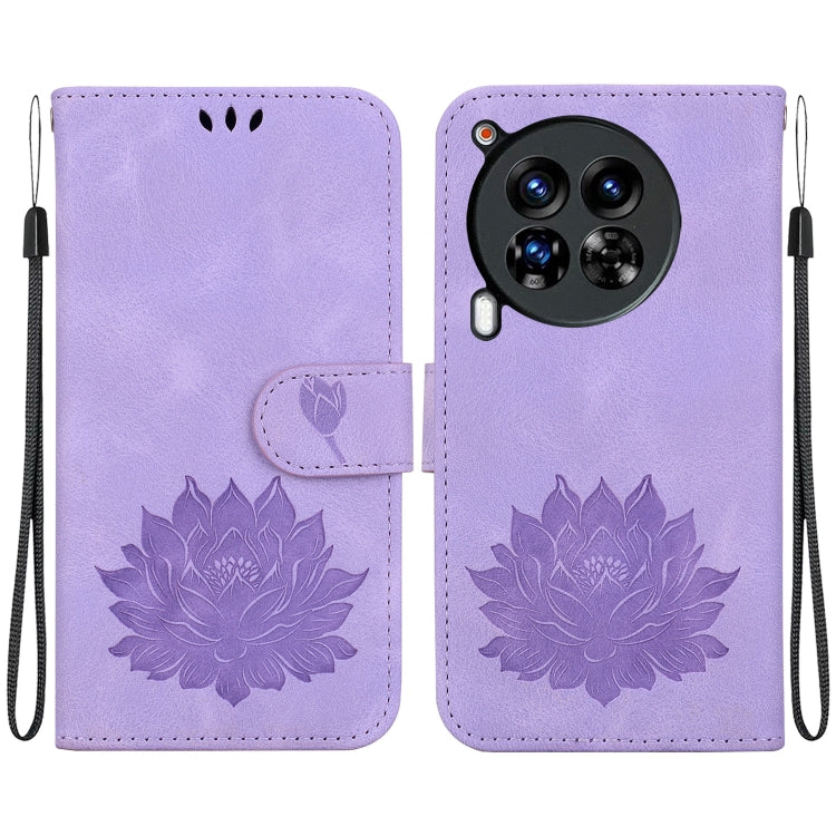 Lotus Embossed Leather Phone Case, For Tecno Camon 30 Premier 5G, For Tecno Pova 6 / Pova 6 Pro, For Tecno Camon 30 Pro, For Tecno Camon 30 4G / 5G, For Tecno Spark 20 Pro+, For Tecno Spark 20 Pro, For Tecno Spark G0 2024 / Spark 20                    ...