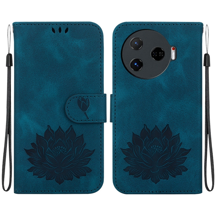 Lotus Embossed Leather Phone Case, For Tecno Camon 30 Premier 5G, For Tecno Pova 6 / Pova 6 Pro, For Tecno Camon 30 Pro, For Tecno Camon 30 4G / 5G, For Tecno Spark 20 Pro+, For Tecno Spark 20 Pro, For Tecno Spark G0 2024 / Spark 20                    ...
