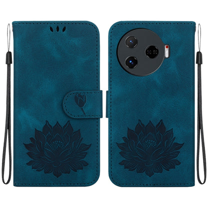 Lotus Embossed Leather Phone Case, For Tecno Camon 30 Premier 5G, For Tecno Pova 6 / Pova 6 Pro, For Tecno Camon 30 Pro, For Tecno Camon 30 4G / 5G, For Tecno Spark 20 Pro+, For Tecno Spark 20 Pro, For Tecno Spark G0 2024 / Spark 20                    ...