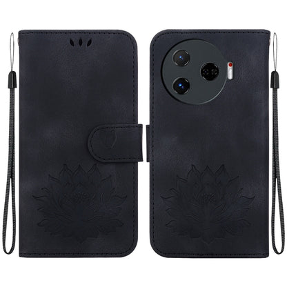 Lotus Embossed Leather Phone Case, For Tecno Camon 30 Premier 5G, For Tecno Pova 6 / Pova 6 Pro, For Tecno Camon 30 Pro, For Tecno Camon 30 4G / 5G, For Tecno Spark 20 Pro+, For Tecno Spark 20 Pro, For Tecno Spark G0 2024 / Spark 20                    ...