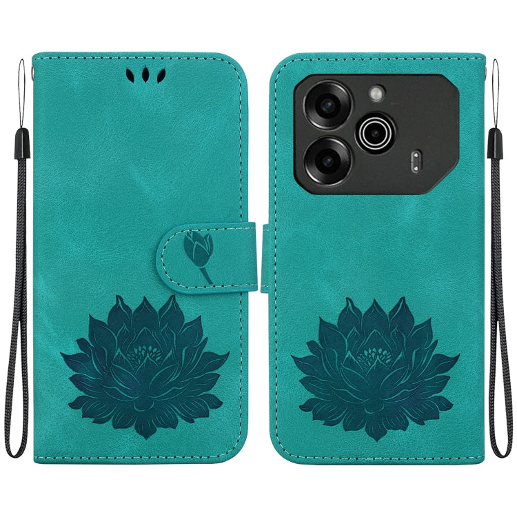 Lotus Embossed Leather Phone Case, For Tecno Camon 30 Premier 5G, For Tecno Pova 6 / Pova 6 Pro, For Tecno Camon 30 Pro, For Tecno Camon 30 4G / 5G, For Tecno Spark 20 Pro+, For Tecno Spark 20 Pro, For Tecno Spark G0 2024 / Spark 20                    ...