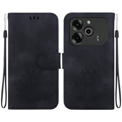Lotus Embossed Leather Phone Case, For Tecno Camon 30 Premier 5G, For Tecno Pova 6 / Pova 6 Pro, For Tecno Camon 30 Pro, For Tecno Camon 30 4G / 5G, For Tecno Spark 20 Pro+, For Tecno Spark 20 Pro, For Tecno Spark G0 2024 / Spark 20                    ...