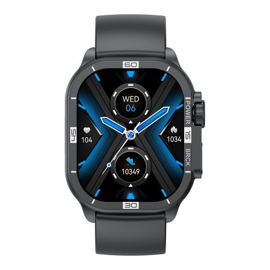 HK96S 2.06 inch BT5.3 IP68 Sport Smart Watch, Support Bluetooth Call / Sleep / Blood Oxygen / Heart Rate / Blood Pressure Health Monitor
