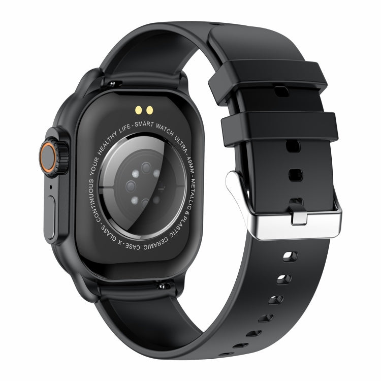HK96S 2.06 inch BT5.3 IP68 Sport Smart Watch, Support Bluetooth Call / Sleep / Blood Oxygen / Heart Rate / Blood Pressure Health Monitor
