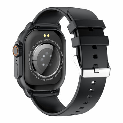 HK96S 2.06 inch BT5.3 IP68 Sport Smart Watch, Support Bluetooth Call / Sleep / Blood Oxygen / Heart Rate / Blood Pressure Health Monitor