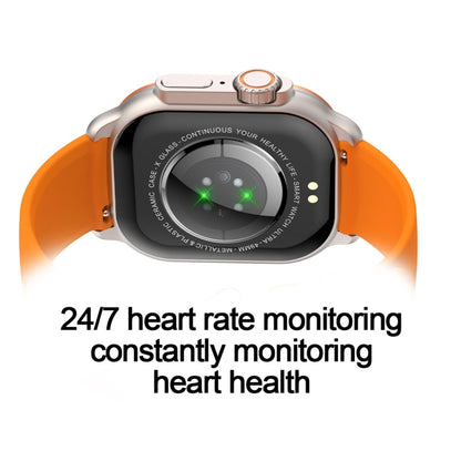 HK96S 2.06 inch BT5.3 IP68 Sport Smart Watch, Support Bluetooth Call / Sleep / Blood Oxygen / Heart Rate / Blood Pressure Health Monitor