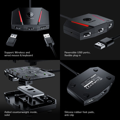 GameSir LeadJoy VX2 AimBox Game Console Keyboard Mouse Converter for Xbox / PS4