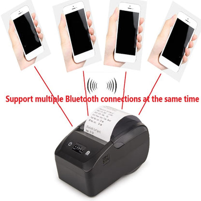 BT-581 58mm USB-C/Type-C + Bluetooth Portable Thermal Printer, EU Plug, US Plug