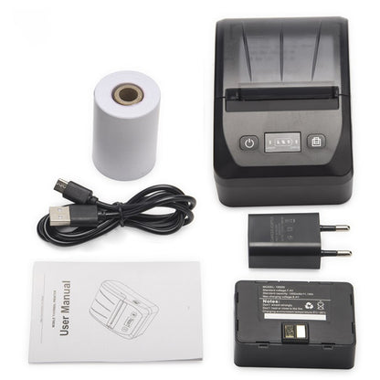 BT-581 58mm USB-C/Type-C + Bluetooth Portable Thermal Printer, EU Plug, US Plug