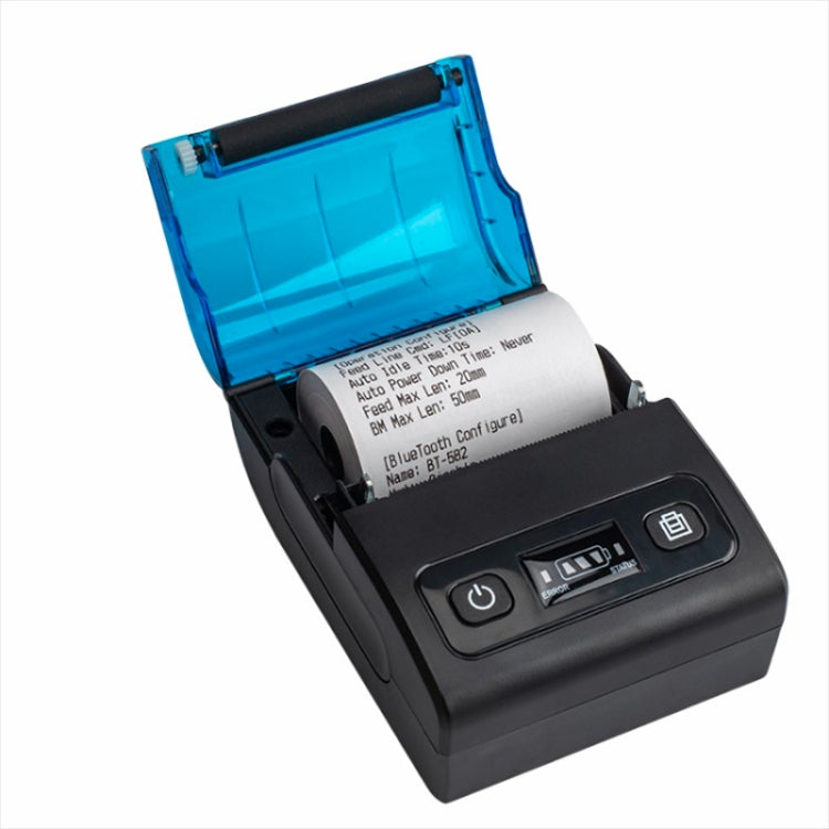 BT-582 58mm Type-C + Bluetooth Portable Thermal Printer, EU Plug, US Plug
