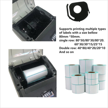 BT-802 80mm USB-C/Type-C + Bluetooth Portable Thermal Printer, EU Plug, US Plug