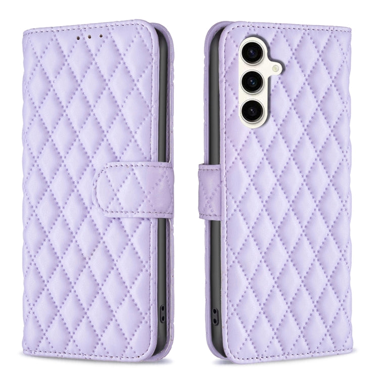 Diamond Lattice Wallet Flip Leather Phone Case, For Galaxy S26 FE 5G, For Samsung Galaxy S26+ 5G, For Samsung Galaxy S26 Ultra 5G, For Samsung Galaxy S26 5G, For Samsung Galaxy S25 5G, For Samsung Galaxy S25+ 5G, For Samsung Galaxy S25 Ultra 5G        ...