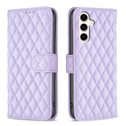 Diamond Lattice Wallet Flip Leather Phone Case, For Galaxy S26 FE 5G, For Samsung Galaxy S26+ 5G, For Samsung Galaxy S26 Ultra 5G, For Samsung Galaxy S26 5G, For Samsung Galaxy S25 5G, For Samsung Galaxy S25+ 5G, For Samsung Galaxy S25 Ultra 5G        ...