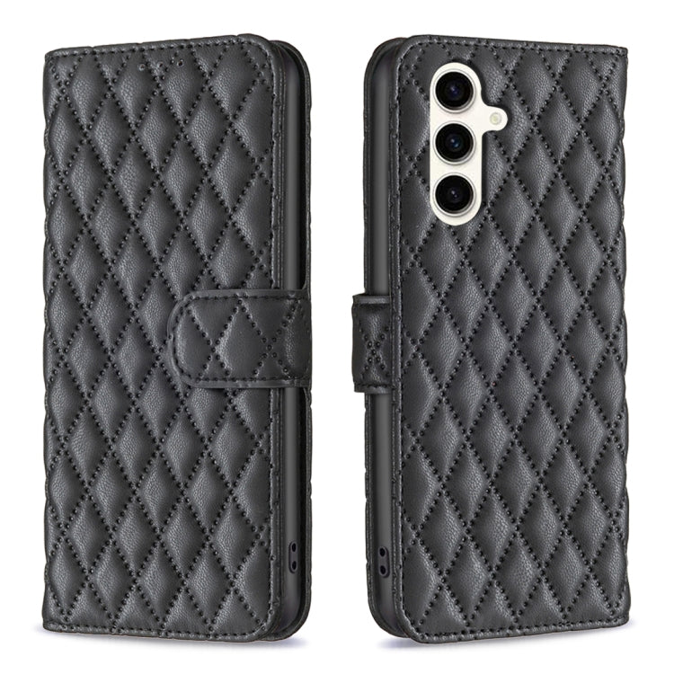 Diamond Lattice Wallet Flip Leather Phone Case, For Galaxy S26 FE 5G, For Samsung Galaxy S26+ 5G, For Samsung Galaxy S26 Ultra 5G, For Samsung Galaxy S26 5G, For Samsung Galaxy S25 5G, For Samsung Galaxy S25+ 5G, For Samsung Galaxy S25 Ultra 5G        ...