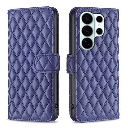 Diamond Lattice Wallet Flip Leather Phone Case, For Galaxy S26 FE 5G, For Samsung Galaxy S26+ 5G, For Samsung Galaxy S26 Ultra 5G, For Samsung Galaxy S26 5G, For Samsung Galaxy S25 5G, For Samsung Galaxy S25+ 5G, For Samsung Galaxy S25 Ultra 5G        ...