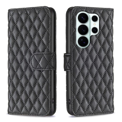 Diamond Lattice Wallet Flip Leather Phone Case, For Galaxy S26 FE 5G, For Samsung Galaxy S26+ 5G, For Samsung Galaxy S26 Ultra 5G, For Samsung Galaxy S26 5G, For Samsung Galaxy S25 5G, For Samsung Galaxy S25+ 5G, For Samsung Galaxy S25 Ultra 5G        ...