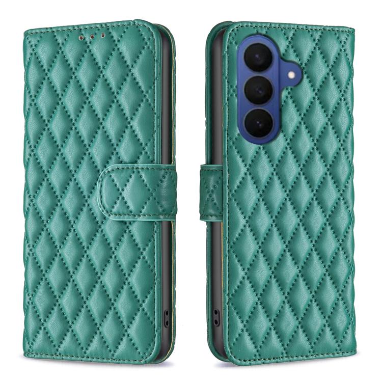 Diamond Lattice Wallet Flip Leather Phone Case, For Galaxy S26 FE 5G, For Samsung Galaxy S26+ 5G, For Samsung Galaxy S26 Ultra 5G, For Samsung Galaxy S26 5G, For Samsung Galaxy S25 5G, For Samsung Galaxy S25+ 5G, For Samsung Galaxy S25 Ultra 5G        ...