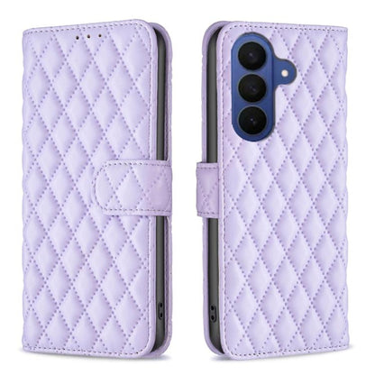 Diamond Lattice Wallet Flip Leather Phone Case, For Galaxy S26 FE 5G, For Samsung Galaxy S26+ 5G, For Samsung Galaxy S26 Ultra 5G, For Samsung Galaxy S26 5G, For Samsung Galaxy S25 5G, For Samsung Galaxy S25+ 5G, For Samsung Galaxy S25 Ultra 5G        ...