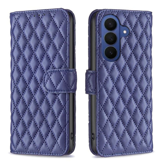 Diamond Lattice Wallet Flip Leather Phone Case, For Galaxy S27+ 5G, For Galaxy S26 FE 5G, For Samsung Galaxy S26+ 5G, For Samsung Galaxy S26 Ultra 5G, For Samsung Galaxy S26 5G, For Samsung Galaxy S25 5G, For Samsung Galaxy S25+ 5G