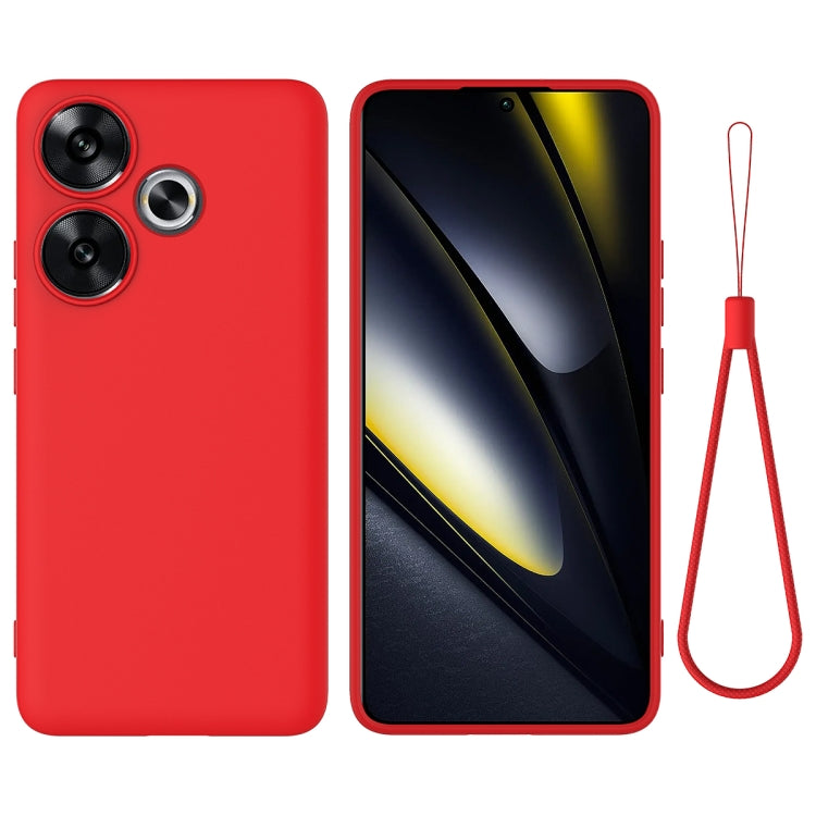 Solid Color Liquid Silicone Dropproof Full Coverage Phone Case, For Xiaomi 15, For Xiaomi 14T Pro, For Xiaomi 14T, For Xiaomi Poco M6 4G, For Xiaomi Poco M6 Plus, For Xiaomi Poco F6