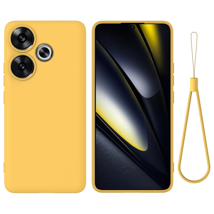 Solid Color Liquid Silicone Dropproof Full Coverage Phone Case, For Xiaomi 15, For Xiaomi 14T Pro, For Xiaomi 14T, For Xiaomi Poco M6 4G, For Xiaomi Poco M6 Plus, For Xiaomi Poco F6