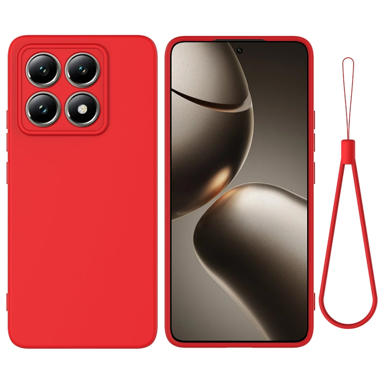 Solid Color Liquid Silicone Dropproof Full Coverage Phone Case, For Xiaomi 15, For Xiaomi 14T Pro, For Xiaomi 14T, For Xiaomi Poco M6 4G, For Xiaomi Poco M6 Plus, For Xiaomi Poco F6